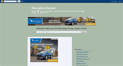 Desktop Screenshot of parisianhotels.blogspot.com