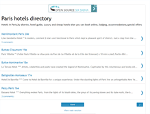 Tablet Screenshot of parisianhotels.blogspot.com