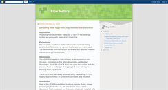 Desktop Screenshot of flow-meters.blogspot.com