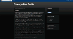 Desktop Screenshot of discografiasgratis.blogspot.com