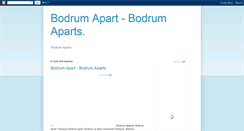 Desktop Screenshot of bodrumaparts.blogspot.com