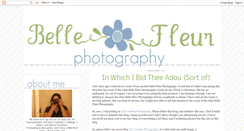 Desktop Screenshot of bellefluerphotography.blogspot.com