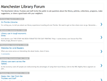 Tablet Screenshot of manchesterlibraryforum.blogspot.com