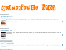 Tablet Screenshot of eclecticboxblog.blogspot.com