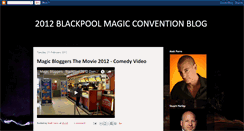 Desktop Screenshot of blackpoolmagic2012.blogspot.com