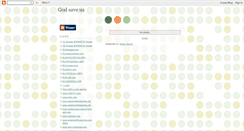 Desktop Screenshot of godsavesus.blogspot.com