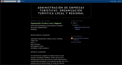 Desktop Screenshot of organizacionturisticalocalyregionalcm.blogspot.com