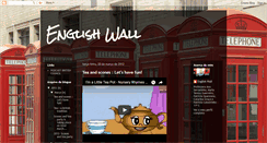 Desktop Screenshot of englishwall.blogspot.com