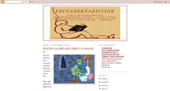 Desktop Screenshot of encuadernadiccion.blogspot.com