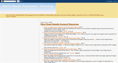 Desktop Screenshot of kidssearchengineresultsmanipulation.blogspot.com