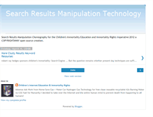 Tablet Screenshot of kidssearchengineresultsmanipulation.blogspot.com