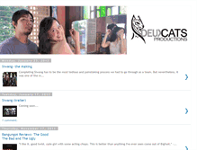 Tablet Screenshot of deuxcats.blogspot.com