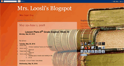 Desktop Screenshot of mrs-loosli-english.blogspot.com