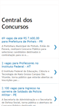 Mobile Screenshot of centraldosconcursos.blogspot.com