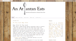 Desktop Screenshot of anatlantaneats.blogspot.com
