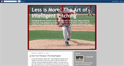 Desktop Screenshot of lessismorepitching.blogspot.com