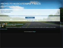 Tablet Screenshot of musicoterapiaenhospital.blogspot.com