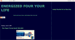 Desktop Screenshot of energizedforyourlife.blogspot.com