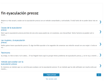 Tablet Screenshot of fineyaculacionprecoz.blogspot.com