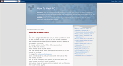 Desktop Screenshot of howtohackpc.blogspot.com