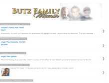 Tablet Screenshot of butzfamilywi.blogspot.com