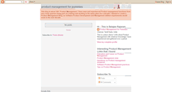 Desktop Screenshot of productmanagementforpummies.blogspot.com