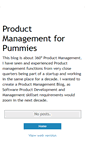 Mobile Screenshot of productmanagementforpummies.blogspot.com