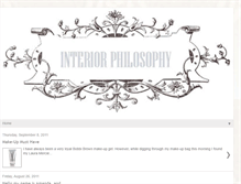 Tablet Screenshot of interiorphilosophy.blogspot.com