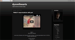 Desktop Screenshot of dysonfinearts.blogspot.com