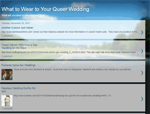 Tablet Screenshot of lesbianweddingoutfit.blogspot.com