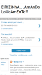 Mobile Screenshot of eirizinhaamandoloucamente.blogspot.com