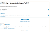 Tablet Screenshot of eirizinhaamandoloucamente.blogspot.com