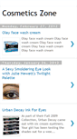 Mobile Screenshot of cosmetics-zone.blogspot.com