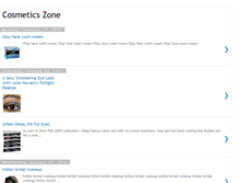 Tablet Screenshot of cosmetics-zone.blogspot.com