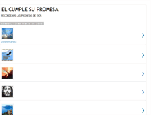 Tablet Screenshot of elcumplesupromesa.blogspot.com