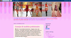 Desktop Screenshot of consejosparamodelos.blogspot.com