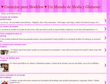 Tablet Screenshot of consejosparamodelos.blogspot.com