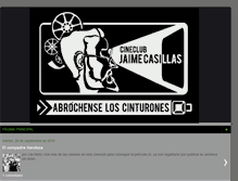 Tablet Screenshot of cineclubjaimecasillas.blogspot.com