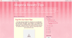 Desktop Screenshot of alopeciabeautytips.blogspot.com