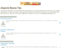 Tablet Screenshot of alopeciabeautytips.blogspot.com