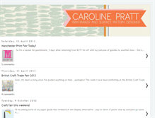 Tablet Screenshot of carolinepratt.blogspot.com