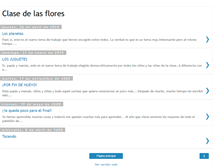 Tablet Screenshot of clasedelasflores.blogspot.com