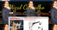 Desktop Screenshot of micalcarvalho.blogspot.com