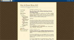 Desktop Screenshot of moms-home-job.blogspot.com