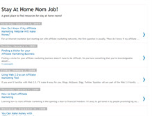 Tablet Screenshot of moms-home-job.blogspot.com