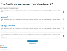 Tablet Screenshot of freerapidsharepremiumatmaxon.blogspot.com