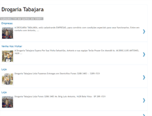Tablet Screenshot of drogariatabajara.blogspot.com