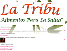 Tablet Screenshot of latribualimentacionsaludable.blogspot.com