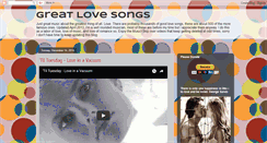 Desktop Screenshot of greatlovesongs101.blogspot.com