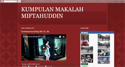 Desktop Screenshot of miftahuddin-kumpulanmakalah.blogspot.com